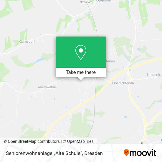 Карта Seniorenwohnanlage „Alte Schule“