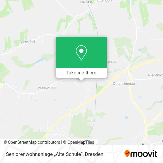 Карта Seniorenwohnanlage „Alte Schule“
