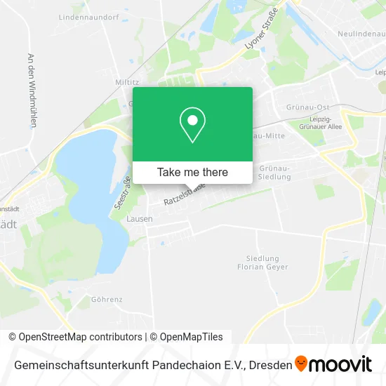 Карта Gemeinschaftsunterkunft Pandechaion E.V.