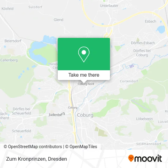 Zum Kronprinzen map