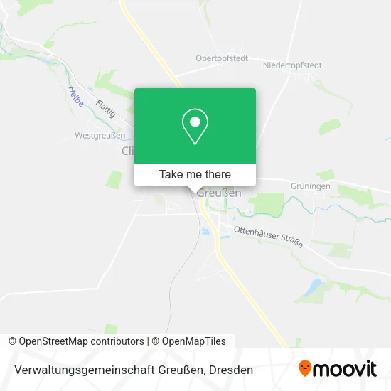 Карта Verwaltungsgemeinschaft Greußen