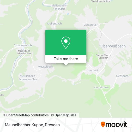 Карта Meuselbacher Kuppe