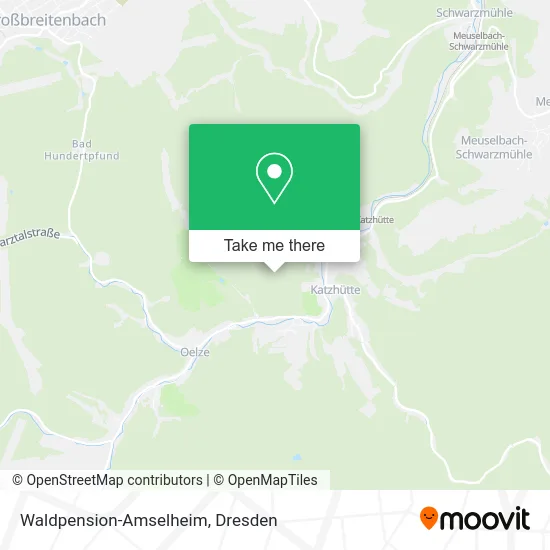 Waldpension-Amselheim map