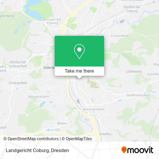Карта Landgericht Coburg