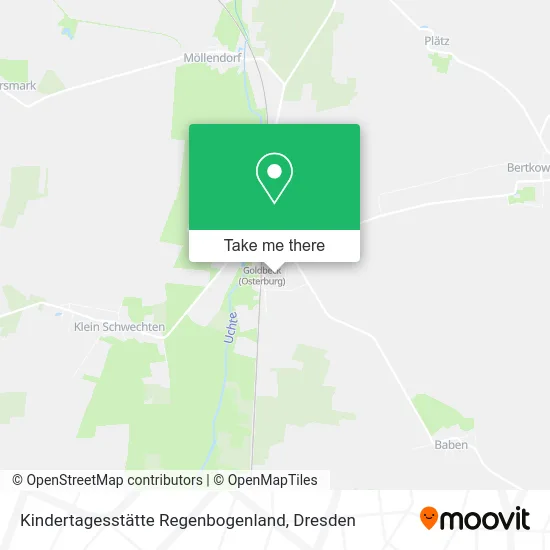Карта Kindertagesstätte Regenbogenland