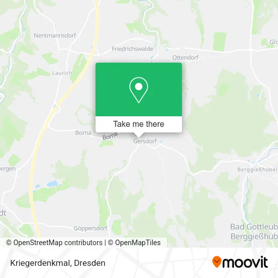 Карта Kriegerdenkmal