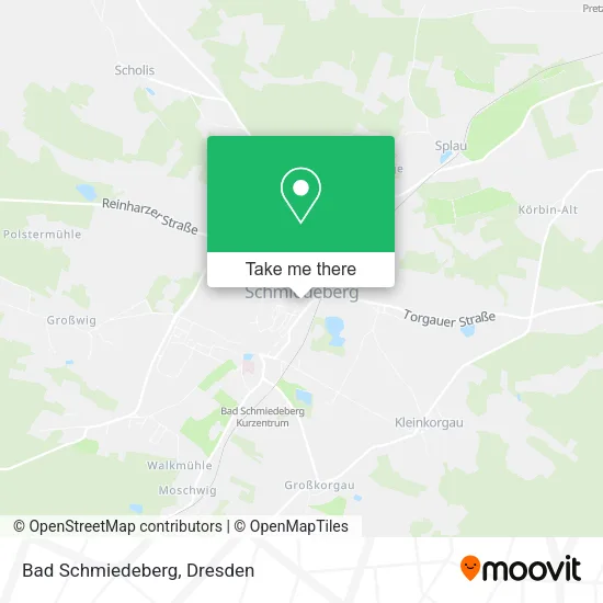 Карта Bad Schmiedeberg