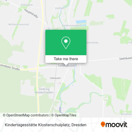 Карта Kindertagesstätte Klosterschulplatz