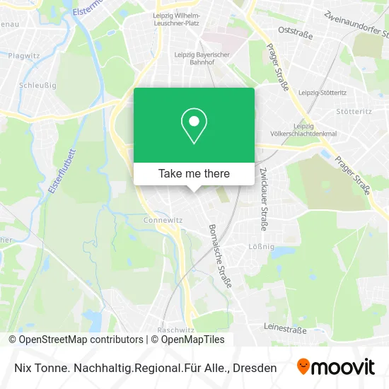 Карта Nix Tonne. Nachhaltig.Regional.Für Alle.