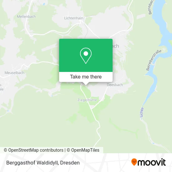 Карта Berggasthof Waldidyll