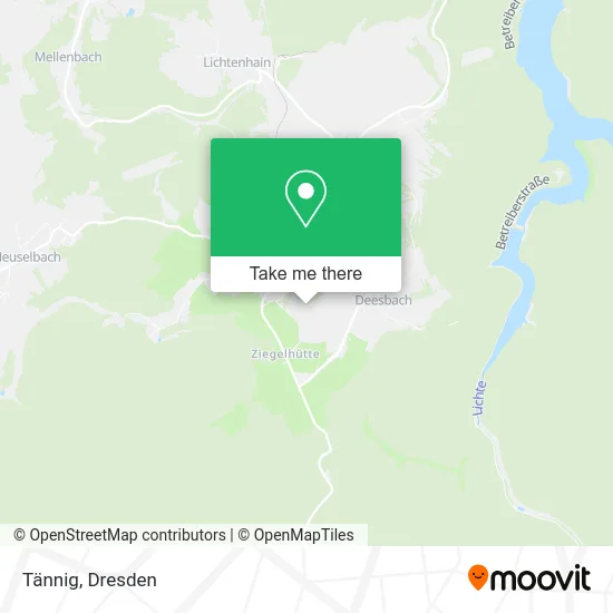 Карта Tännig