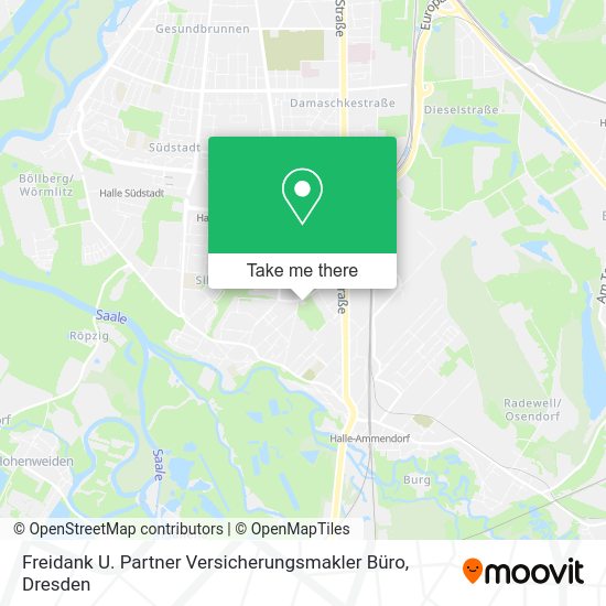 Карта Freidank U. Partner Versicherungsmakler Büro