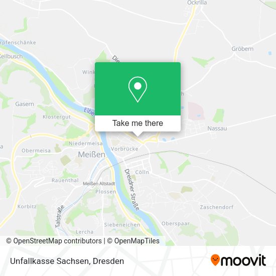 Карта Unfallkasse Sachsen