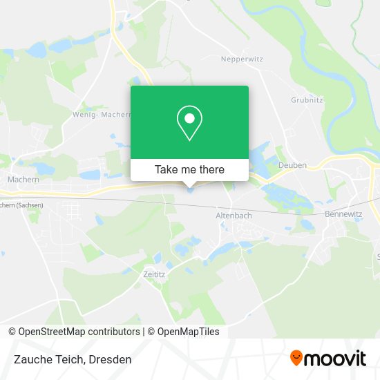 Карта Zauche Teich