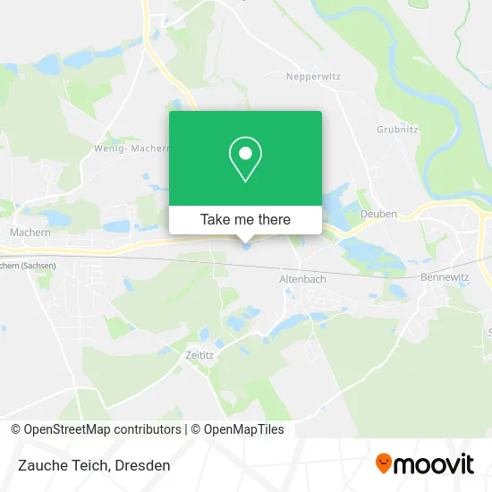 Карта Zauche Teich