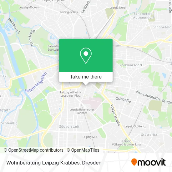 Карта Wohnberatung Leipzig Krabbes