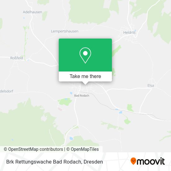 Карта Brk Rettungswache Bad Rodach