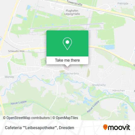Карта Cafeteria ""Leibesapotheke""