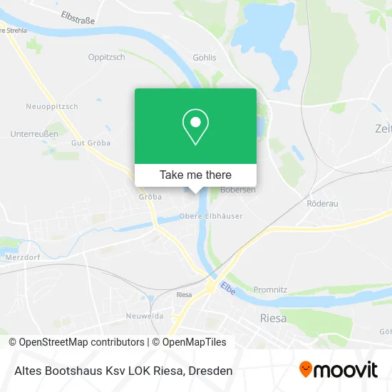Карта Altes Bootshaus Ksv LOK Riesa