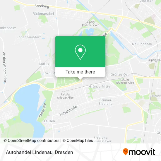 Карта Autohandel Lindenau