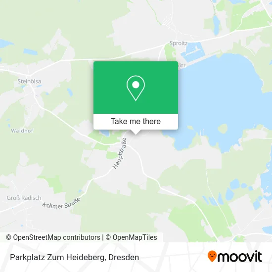 Карта Parkplatz Zum Heideberg