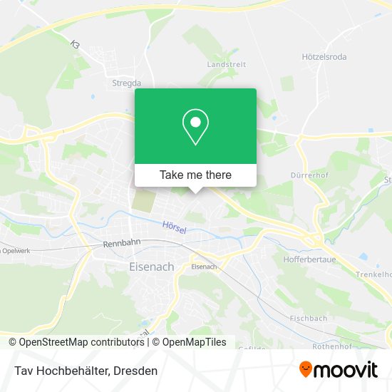 Карта Tav Hochbehälter