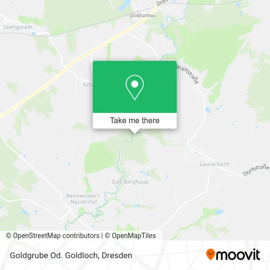 Карта Goldgrube Od. Goldloch