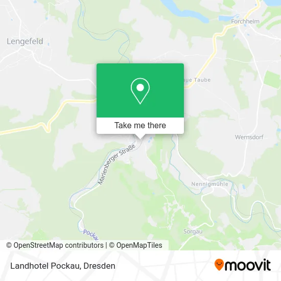 Карта Landhotel Pockau