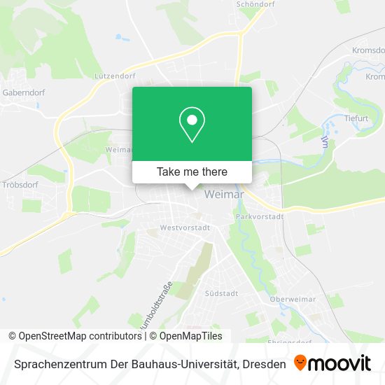 Карта Sprachenzentrum Der Bauhaus-Universität
