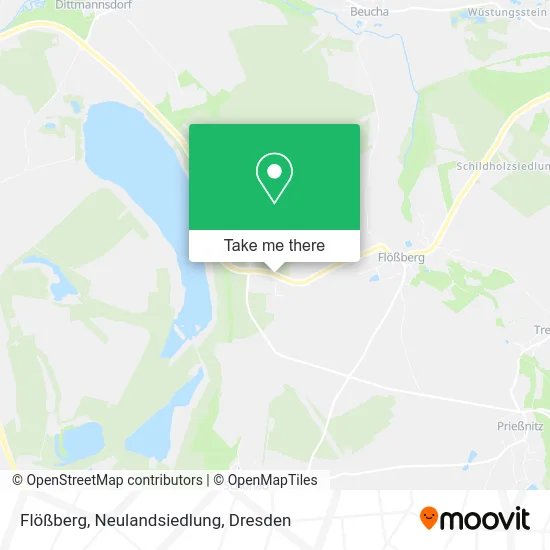 Карта Flößberg, Neulandsiedlung