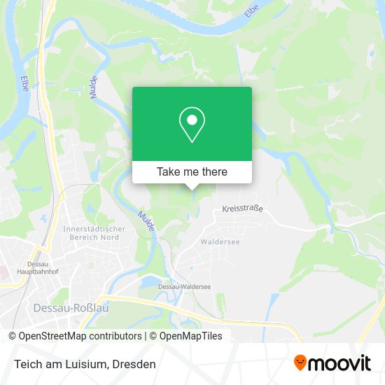 Карта Teich am Luisium