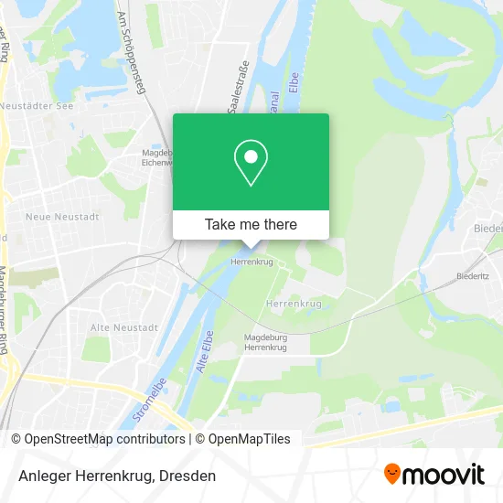 Карта Anleger Herrenkrug