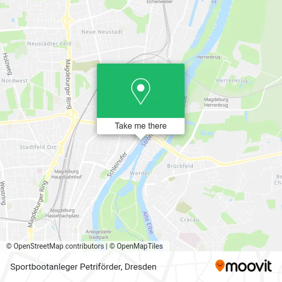 Карта Sportbootanleger Petriförder