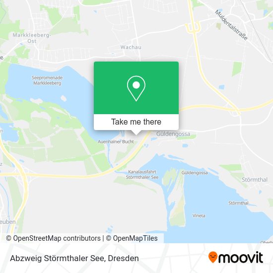 Карта Abzweig Störmthaler See