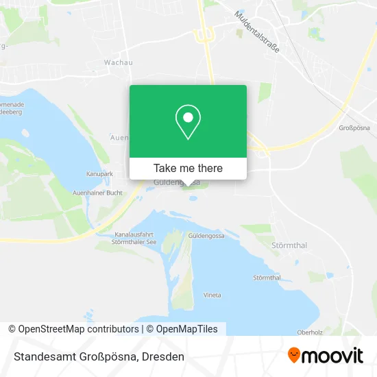 Карта Standesamt Großpösna
