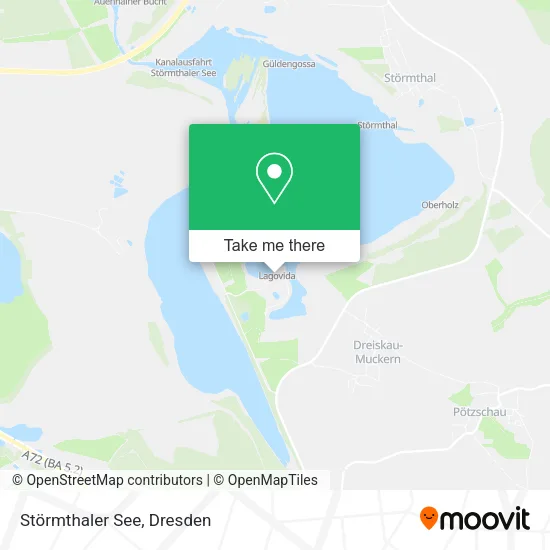 Карта Störmthaler See