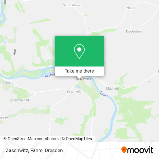 Карта Zaschwitz, Fähre