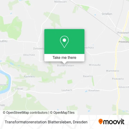 Карта Transformatorenstation Blattersleben