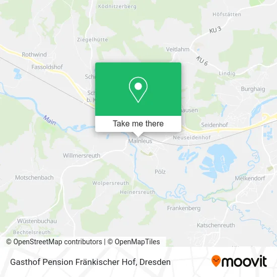 Карта Gasthof Pension Fränkischer Hof