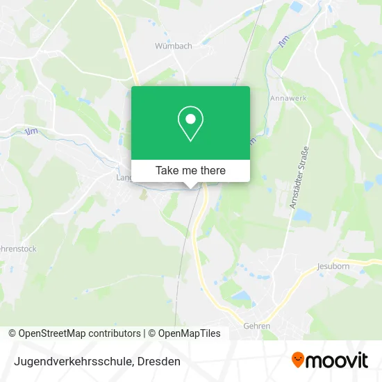 Карта Jugendverkehrsschule