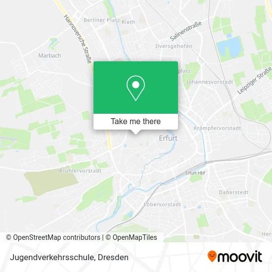 Карта Jugendverkehrsschule