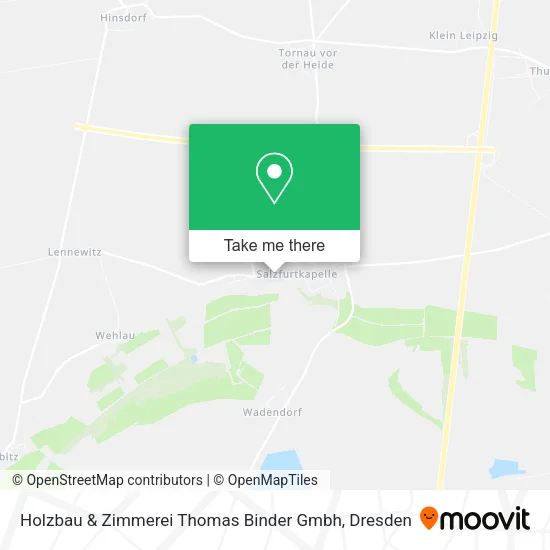 Карта Holzbau & Zimmerei Thomas Binder Gmbh