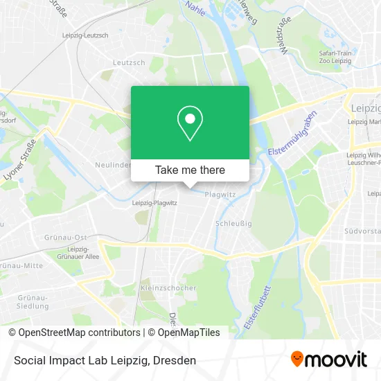 Карта Social Impact Lab Leipzig