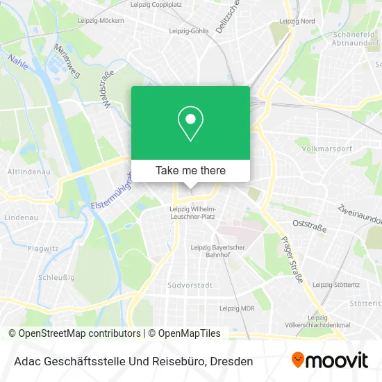 Карта Adac Geschäftsstelle Und Reisebüro