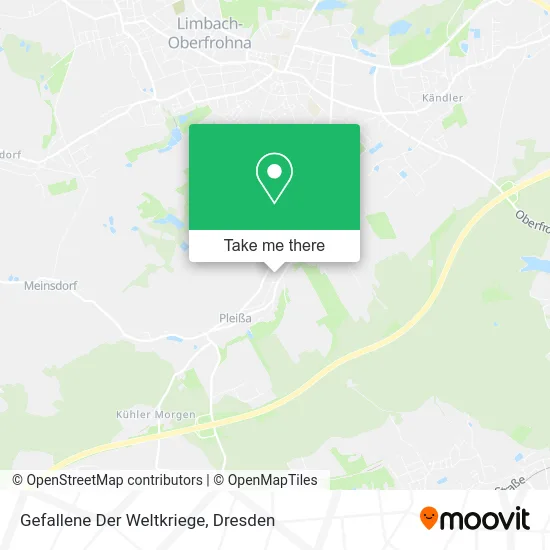 Карта Gefallene Der Weltkriege