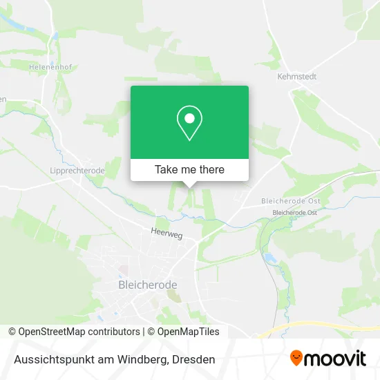 Карта Aussichtspunkt am Windberg