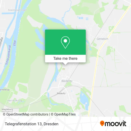 Карта Telegrafenstation 13