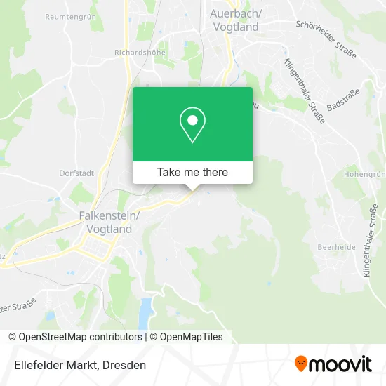 Карта Ellefelder Markt