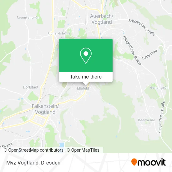 Карта Mvz Vogtland