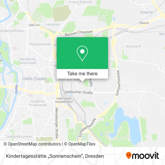 Карта Kindertagesstätte „Sonnenschein“